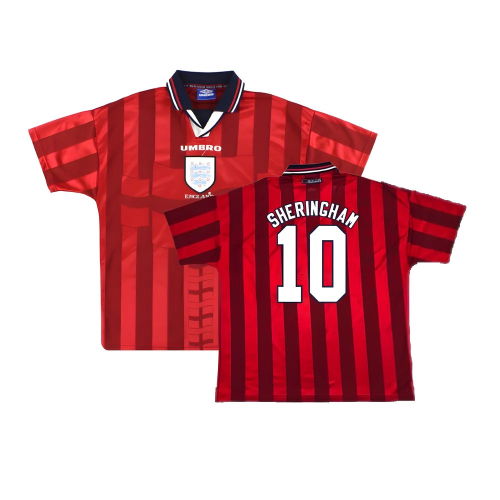 England 1997-99 Away Shirt (Good) (SHERINGHAM 10)