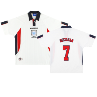 England 1997-99 Home Shirt (XL) (Excellent) (BECKHAM 7)