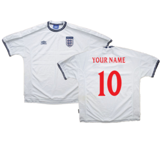 England 1999-00 Home Shirt (XL) (Very Good) (Your Name)