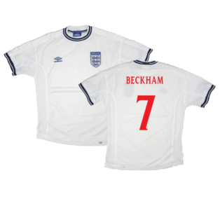 England 1999-01 Home Shirt (Youths) (Excellent) (Beckham 7)
