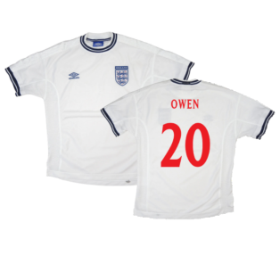 England 1999-01 Home Shirt (Youths) (Excellent) (OWEN 20)