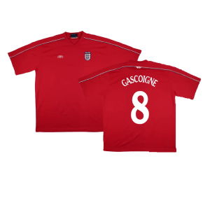 England 2000s Umbro Training Shirt (XXL) (Very Good) (Gascoigne 8)