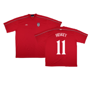 England 2000s Umbro Training Shirt (XXL) (Very Good) (Heskey 11)