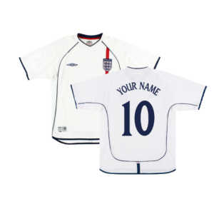 England 2001-03 Home Shirt (XL) (Fair) (Your Name)