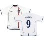 England 2001-03 Home Shirt (XXL) (Good) (ROONEY 9)