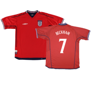 England 2002-04 Away Shirt (L) (Excellent) (Beckham 7)