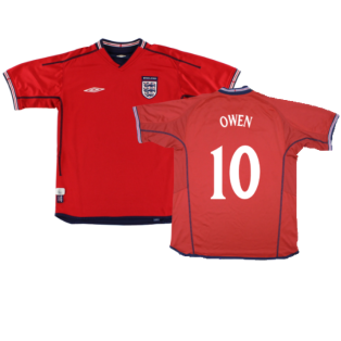 England 2002-04 Away Shirt (L) (Excellent) (Owen 10)