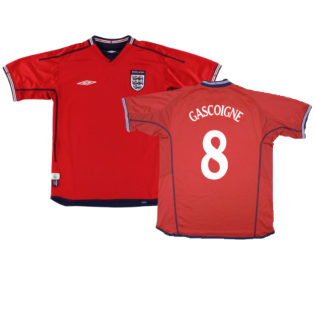 England 2002-04 Away Shirt (Very Good) (Gascoigne 8)