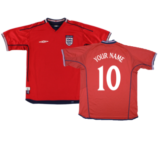 England 2002-04 Away Shirt (Very Good) (Your Name)