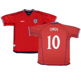 England 2002-04 Away Shirt (XL) (Very Good) (Owen 10)