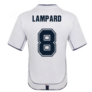 England 2002 Retro Football Shirt (LAMPARD 8)