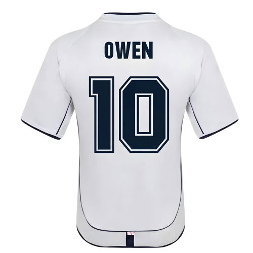 England 2002 Retro Football Shirt (OWEN 10)