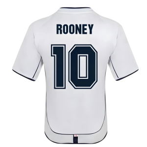England 2002 Retro Football Shirt (ROONEY 10)