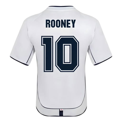 England 2002 Retro Football Shirt (ROONEY 10)