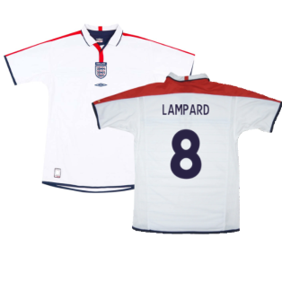 England 2003-05 Home Shirt (L) (Very Good) (LAMPARD 8)