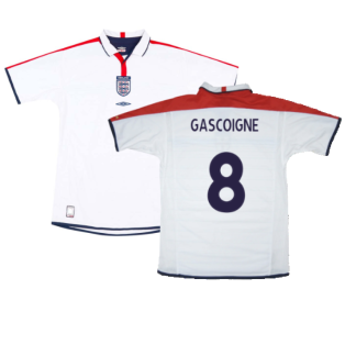 England 2003-05 Home Shirt (S) (Excellent) (GASCOIGNE 8)