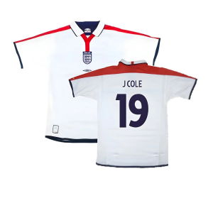 England 2003-05 Home Shirt ((Very Good) L) (J Cole 19)
