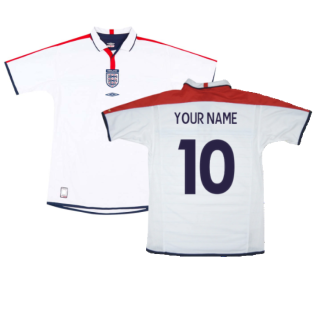 England 2003-05 Home Shirt (XL) (Excellent) (Your Name)