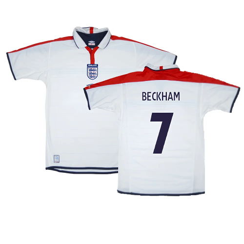 England 2003-05 Home Shirt (XL) (Very Good) (BECKHAM 7)