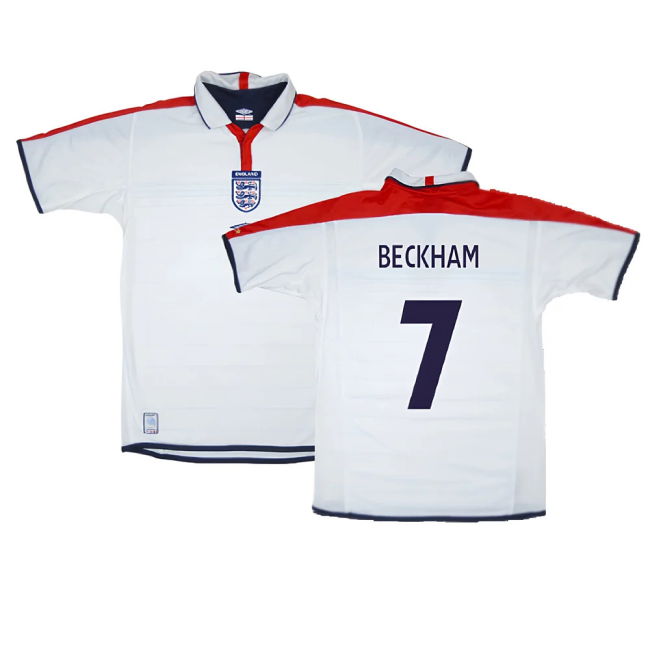 England 2003-05 Home Shirt (XL) (Very Good) (BECKHAM 7)