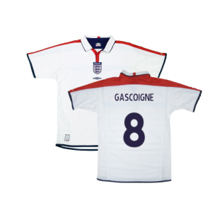 England 2003-05 Home Shirt (XL) (Very Good) (GASCOIGNE 8)