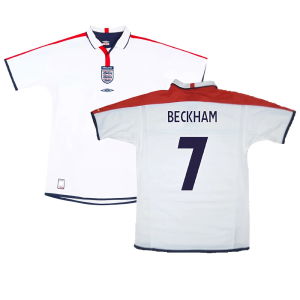 England 2003-05 Home Shirt (XXL) (Excellent) (BECKHAM 7)