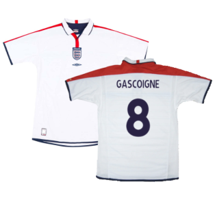 England 2003-05 Home Shirt (XXL) (Excellent) (GASCOIGNE 8)