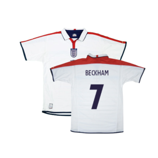 England 2004-05 Home Shirt (XL) (Very Good) (BECKHAM 7)