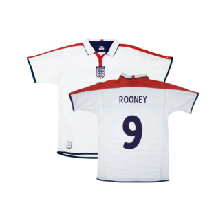 England 2004-05 Home Shirt (XL) (Very Good) (ROONEY 9)