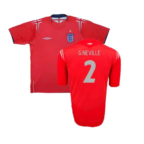 England 2004-06 Away (Excellent) (G Neville 2)