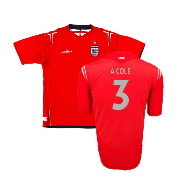 England 2004-06 Away Shirt (2XL) (Excellent) (A Cole 3)