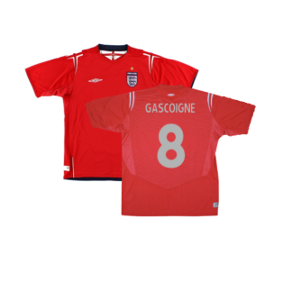 England 2004-06 Away Shirt (Excellent) (GASCOIGNE 8)
