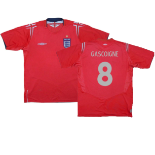 England 2004-06 Away Shirt (Fair) (GASCOIGNE 8)