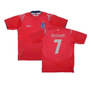 England 2004-06 Away Shirt (M) (Excellent) (Beckham 7)