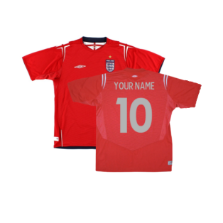 England 2004-06 Away Shirt (Very Good) (Your Name)