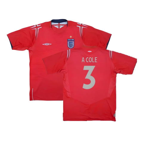 England 2004-06 Away Shirt (XL) (Excellent) (A Cole 3)
