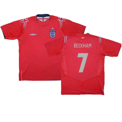 England 2004-06 Away Shirt (XL) (Very Good) (BECKHAM 7)