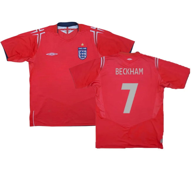 England 2004-06 Away Shirt (XL) (Very Good) (BECKHAM 7)