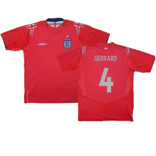 England 2004-06 Away Shirt (XL) (Very Good) (GERRARD 4)