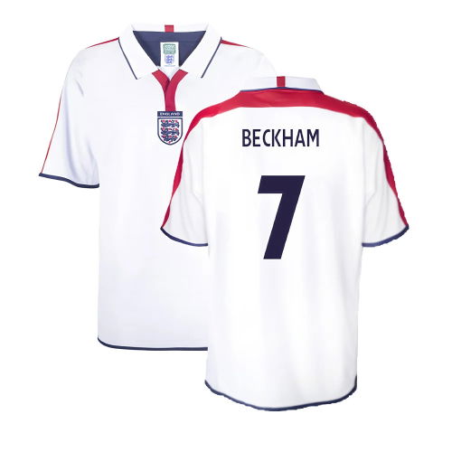 England 2004 Retro Football Shirt (Beckham 7)