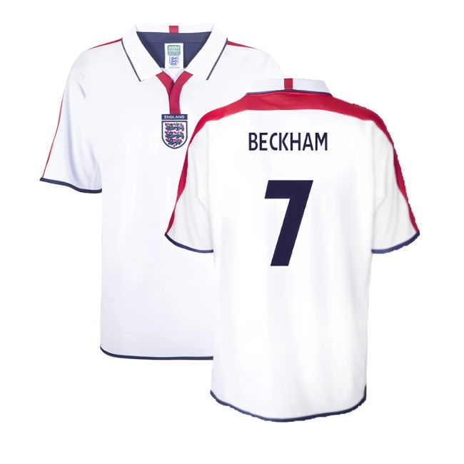 England 2004 Retro Football Shirt (Beckham 7)