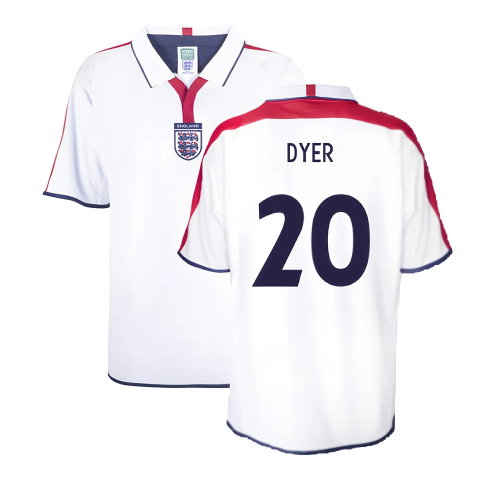England 2004 Retro Football Shirt (Dyer 20)