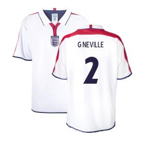 England 2004 Retro Football Shirt (G Neville 2)