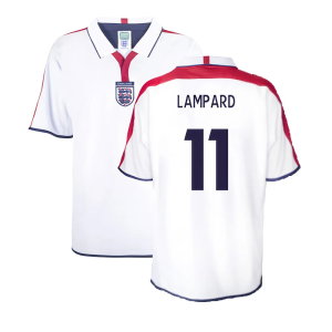 England 2004 Retro Football Shirt (Lampard 11)