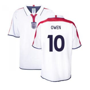 England 2004 Retro Football Shirt (Owen 10)