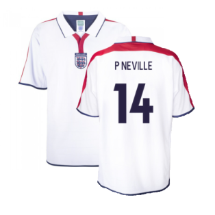 England 2004 Retro Football Shirt (P Neville 14)