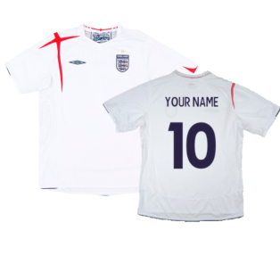 England 2005-07 Home (M) (Excellent) (Your Name)