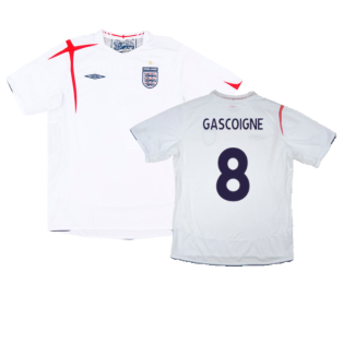 England 2005-07 Home Shirt (L) (Very Good) (GASCOIGNE 8)