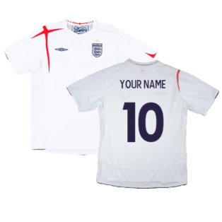 England 2005-07 Home Shirt (L) (Very Good) (Your Name)