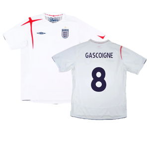 England 2005-07 Home Shirt (M) (Excellent) (GASCOIGNE 8)